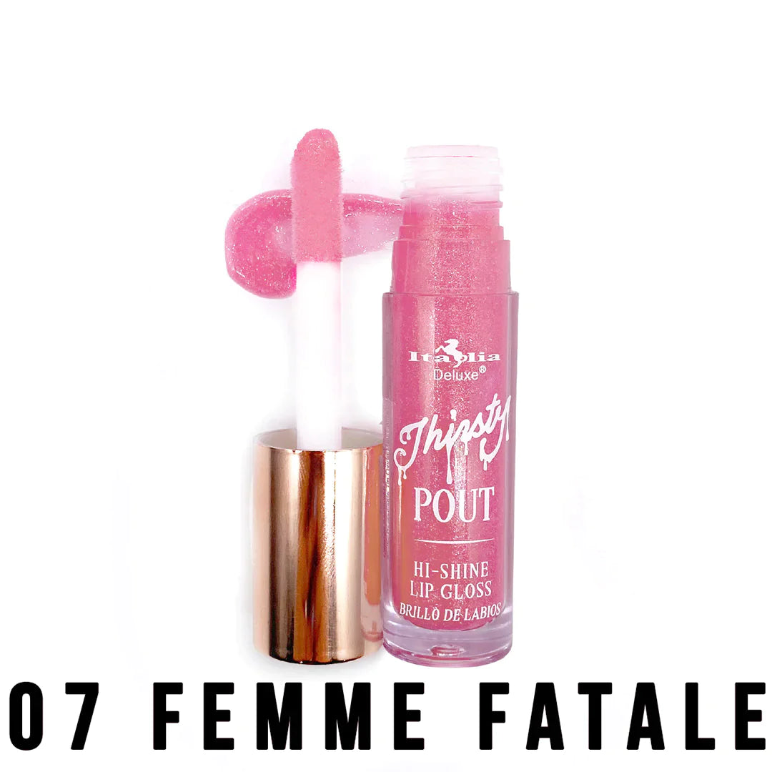 Thirsty Pout Shine Gloss - Italia Deluxe